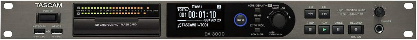 Tascam DA-3000 High-Resolution Stereo Master Recorder