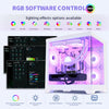 HOENGAGER Panorama Ryzen 5 9600X Gaming Desktop PC