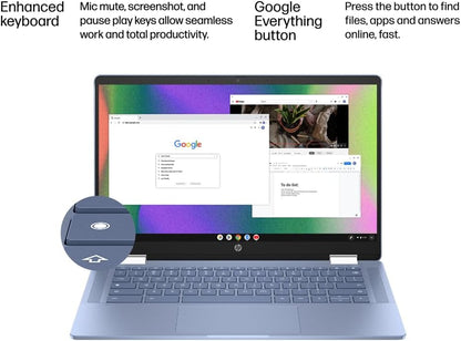 HP HP Chromebook X360 14b 2-in-1 Laptop Bundle