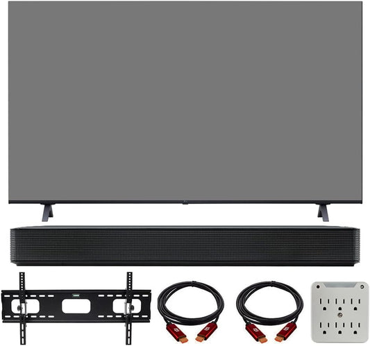 LG E28LG55UP8000PUA 55" 4K UHD Smart TV Bundle