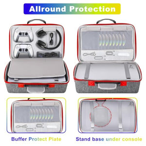 jamini Hard Shell PS5 and PS5 Pro Travel Carrying Case