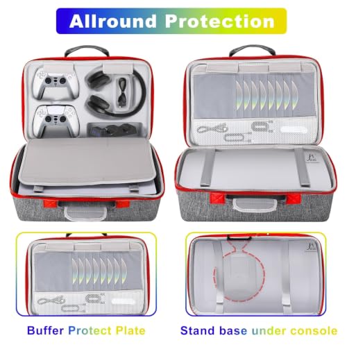 jamini Hard Shell PS5 and PS5 Pro Travel Carrying Case — main product image