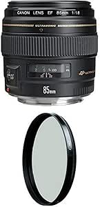 Canon 2519A003 EF 85mm f/1.8 Lens with Polarizer