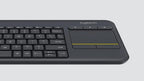 Logitech K400 Plus Wireless Touch Keyboard Renewed