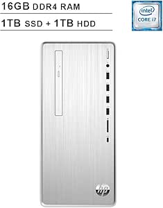 HP Pavilion Desktop i7-8700 16GB RAM, 1TB SSD + 1TB HDD — main product image