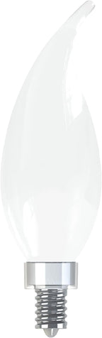 GE 36985 Relax LED 40W Soft White Candle Bulbs 4-Pack