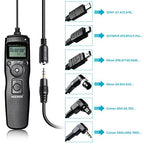 Neewer 10086926 Timer Remote Shutter Release - Canon, Nikon, Sony