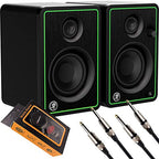 Mackie CR4-X+QTQ2+M CR Series Studio Monitor Bundle