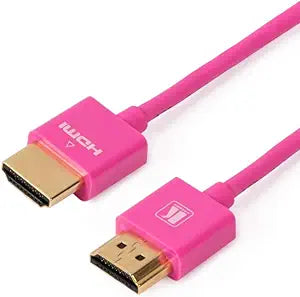 Kramer 97-0133501 C-HM/HM/PICO/PK-3 3ft Pink HDMI Cable — main product image