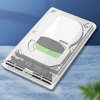 ModFurne Transparent 2.5-Inch SATA to USB 3.0 Hard Drive Enclosure