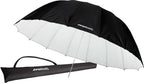 Westcott 4634 7-Feet Parabolic Umbrella White/Black