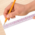 Westcott B-65 12-Inch/30cm Beveled Ruler - Clear