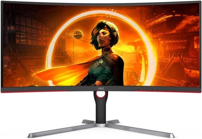 AOC CU34G3S 34" Curved Ultrawide 165Hz Gaming Monitor