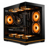 Evounic Micro-ATX Mini-Tower Gaming Case with 650W PSU