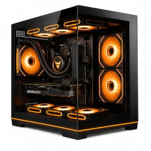 Evounic Micro-ATX Mini-Tower Gaming Case with 650W PSU