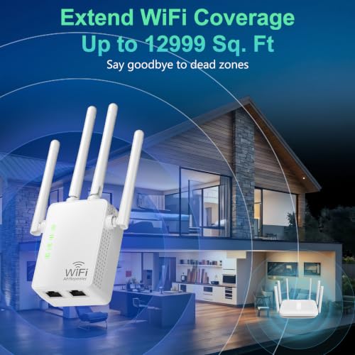 Jancane WiFi Range Extender and Wireless Signal Booster — main product image