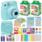 Fujifilm Mini 9 Instant Camera Cobalt Blue Bundle