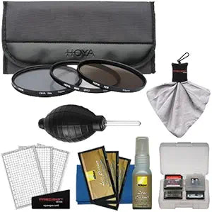 Hoya K-55514-04 72mm 3-Piece Filter Set with Cleaning Kit