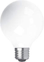 GE 25016 LED G25 Globe Bulbs 60W Soft White 2-Pack