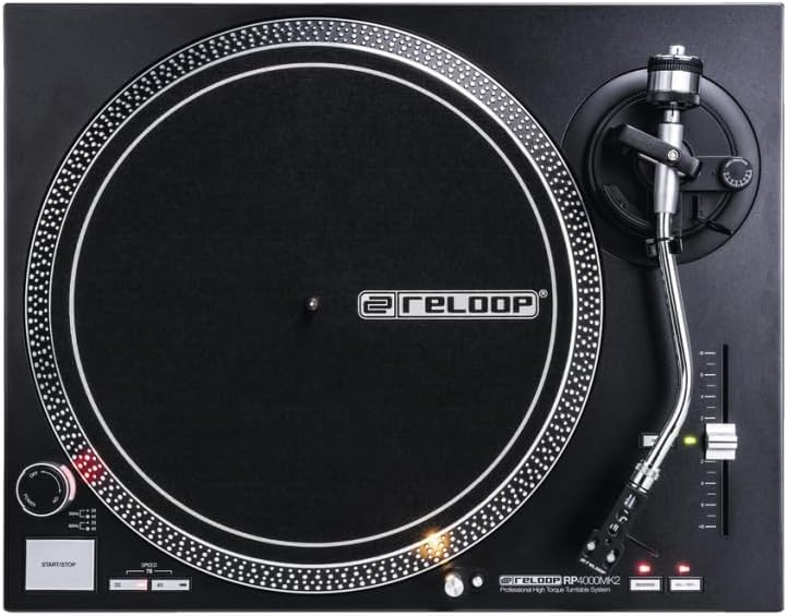 Reloop RP-4000 mk2 Direct Drive Turntable Bundle