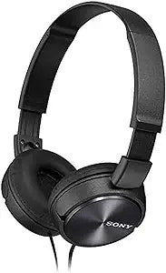 Sony MDRZX310B Headphones Portable Foldable Design