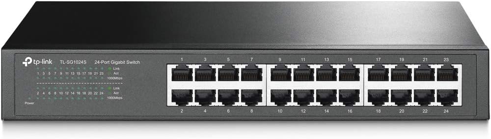 TP-Link TL-SG1024S 24-Port Gigabit Ethernet Rackmount Switch