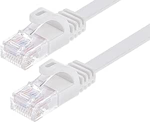 Monoprice 143081 Cat6 Flat Ethernet Patch Cable 25ft — main product image
