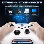 Xexvyrin Wireless White Xbox-Compatible Controller with Macros