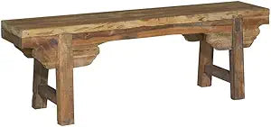 Misc s Wood Bench Reclaimed Bohemian Rustic — main product image