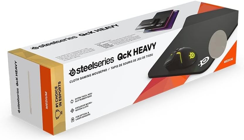 SteelSeries 63836 QcK Heavy Cloth Gaming Mouse Pad