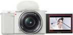 Sony ILCZV-E10L/W ZV-E10 White Mirrorless Vlogging Camera Kit