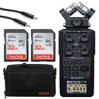 Zoom H6 All Black Recorder Bundle + Accessories