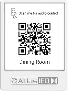 AtlasIED GEM-5 Atmosphere Virtual Wall Controller QR Holder — main product image