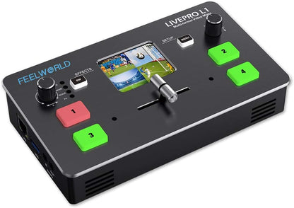 FEELWORLD LIVEPRO L1 V1: HDMI Video Mixer Live Stream Switcher