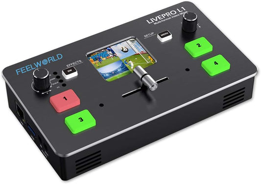 FEELWORLD LIVEPRO L1 V1: HDMI Video Mixer Live Stream Switcher