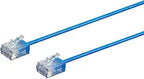 Monoprice 134220 Cat6 Ethernet Patch Cable - 1ft - Blue SlimRun