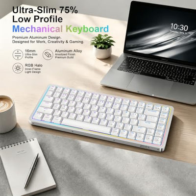 NSYCA Air75 Low-Profile Wireless Mechanical Keyboard