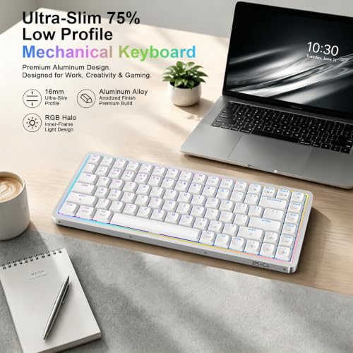 NSYCA Air75 Low-Profile Wireless Mechanical Keyboard — main product image