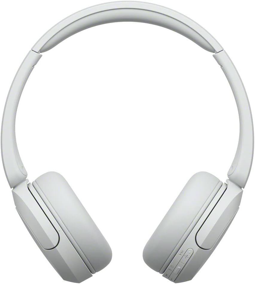 Sony WHCH520/W Wireless On-Ear Bluetooth Headphones White