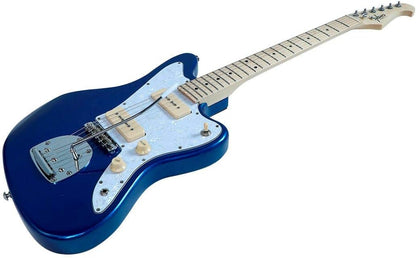 Monoprice 610887 Indo Series OS40 DLX Plus Electric Guitar - Blue