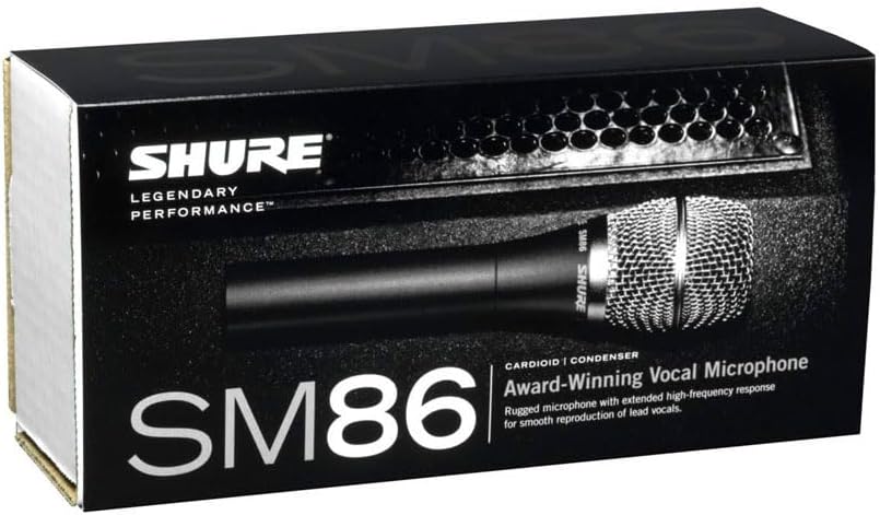 Shure SM86-LC Cardioid Condenser Vocal Microphone