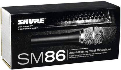 Shure SM86-LC Cardioid Condenser Vocal Microphone