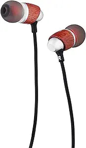 Monoprice 127277 MP30 in-Ear Earphones Beryllium Drivers Wood