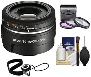 Sony K-60441-01 30mm Macro Lens with Filter & Cleaning Kit