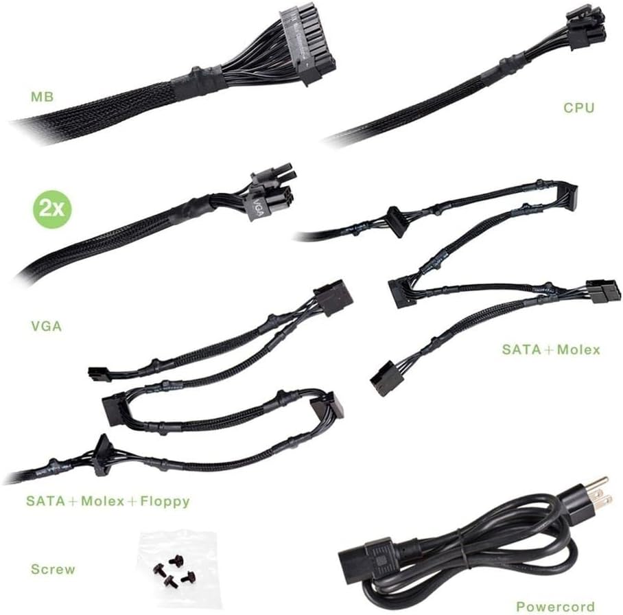 EVGA 100-GD-0600-V1 600 GD 600W 80+ Gold Power Supply