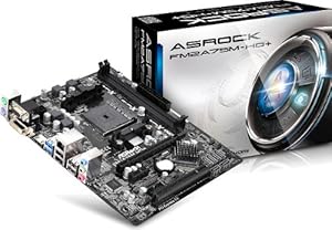 ASRock FM2A75M-HD+ Micro-ATX Motherboard — main product image