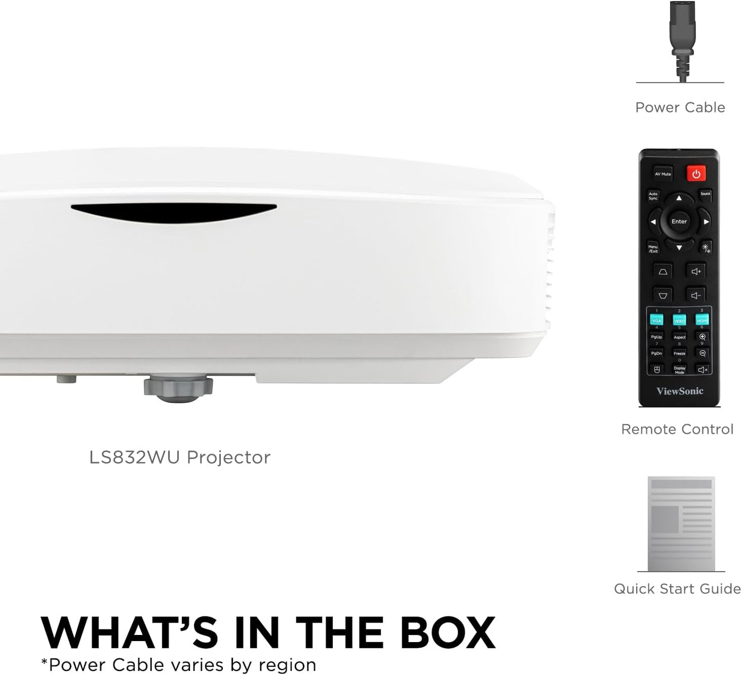 ViewSonic LS832WU WUXGA Ultra Short Throw Projector 5000 Lumens