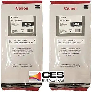 Canon AMP 125 2x PFI-207MBK Matte Black Ink Cartridges — main product image