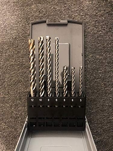 Hitachi 783391 SDS-Plus Drill Bit Kit 5/6/8x110 +6/8/10/12x160