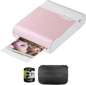 Canon E92CNQX10PK SELPHY Square QX10 Compact Photo Printer Bundle